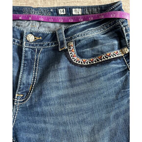 Miss Me Blue Boot Cut Jeans - Picture 9 of 11